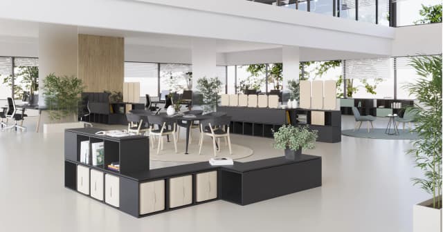 Ganzheitliche Büroeinrichtung